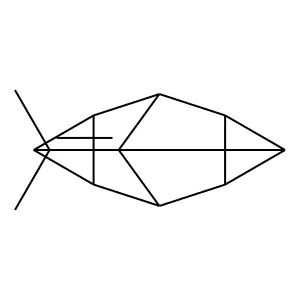 1,2-Methanodicyclopropa(cd,gh)pentalene, octahydro-3-(1-methylethylidene)- structure