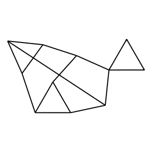 Spiro(cyclopropane-1,3'-(1,2)methanodicyclopropa(cd,gh)pentalene), octahydro- structure