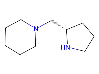 1-[(Pyrrolidin-2-yl)methyl]piperidine structure