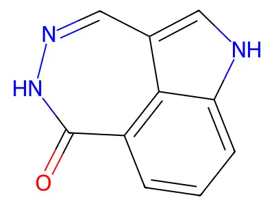 6H-Pyrrolo(4,3,2-ef)(2,3)benzodiazepin-6-one, 1,5-dihydro- structure