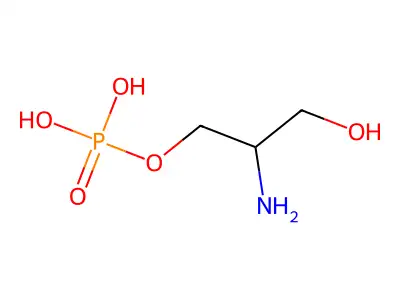 2-Amino-1,3-propanediol-3-phosphate structure