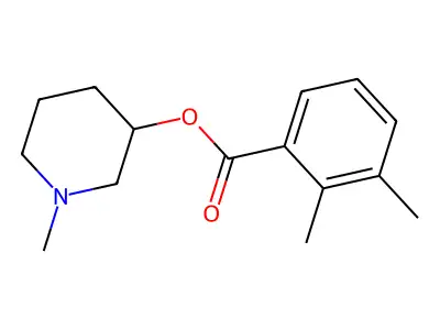 1-Methylpiperidin-3-yl 2,3-dimethylbenzoate structure