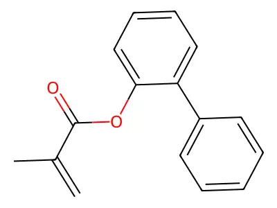 [1,1'-Biphenyl]-2-yl methacrylate structure