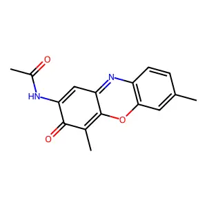 N-(4,7-二甲基-3-氧代吩嗪-2-基)乙酰胺 structure