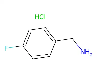 p-Fluorobenzylamine hydrochloride structure