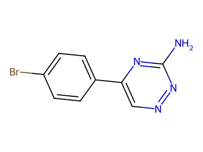 5-(4-Bromophenyl)-1,2,4-triazin-3-amine structure