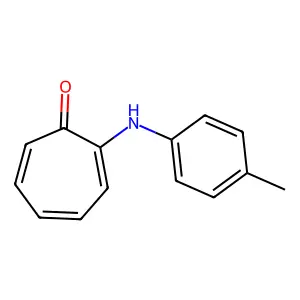 2-(4-Methylanilino)cyclohepta-2,4,6-trien-1-one structure