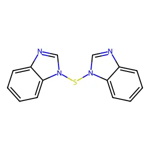 1,1'-Sulfanediylbis(1H-benzimidazole) structure