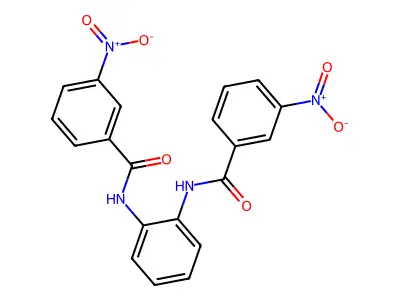 3-Nitro-N-(2-((3-nitrobenzoyl)amino)phenyl)benzamide structure