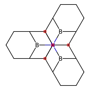 9,9',9''-Nitrilotri[9-borabicyclo[3.3.1]nonane] structure
