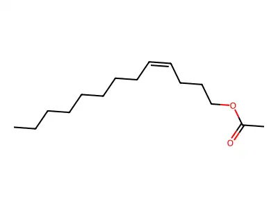 4-Tridecen-1-yl acetate, (4Z)- structure