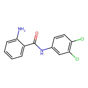 2-amino-N-(3,4-dichlorophenyl)benzamide structure