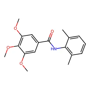 N-(2,6-Dimethylphenyl)-3,4,5-trimethoxybenzamide structure