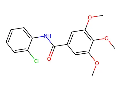 N-(2-Chlorophenyl)-3,4,5-trimethoxybenzamide structure
