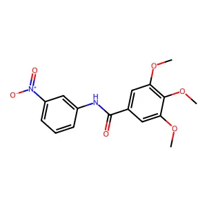 3,4,5-Trimethoxy-N-(3-nitrophenyl)benzamide structure
