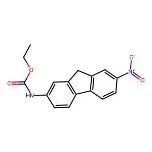 Ethyl(7-nitro-9h-fluoren-2-yl)carbamate structure