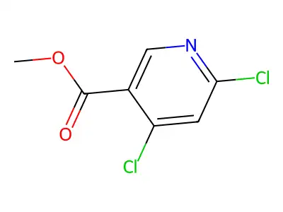 Methyl4,6-dichloronicotinate structure