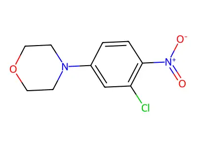 4-(3-Chloro-4-nitrophenyl)morpholine structure