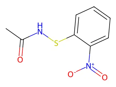 N-[(2-Nitrophenyl)sulfanyl]acetamide structure