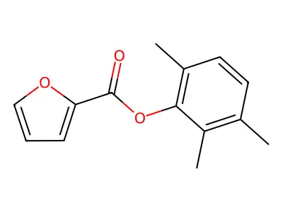 (2,3,6-Trimethylphenyl) furan-2-carboxylate structure
