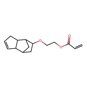 Dicyclopentenyloxyethyl acrylate structure