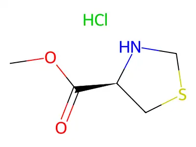 Methyl thiazolidine-4-carboxylate hydrochloride structure