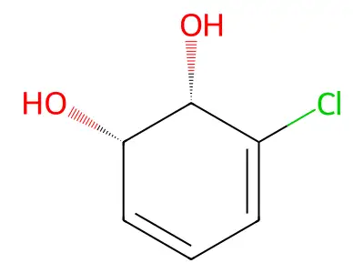 3-Chlorocyclohexa-3,5-diene-1,2-diol structure