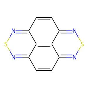 Naphtho(1,8-cd:4,5-c',d')bis(1,2,6)thiadiazine structure