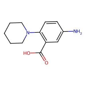 5-Amino-2-piperidin-1-yl-benzoic acid structure