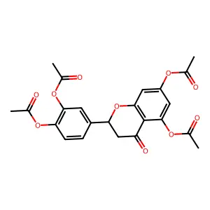 Eriodictyol tetraacetate structure