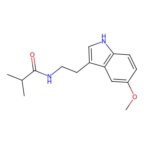 5-Methoxy-N-isobutanoyltryptamine structure