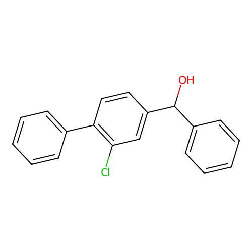 2-Chloro-alpha-phenyl(1,1'-biphenyl)-4-methanol structure