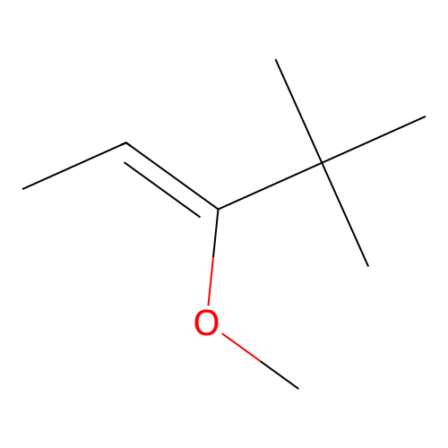 3-Methoxy-4,4-dimethylpent-2-ene structure