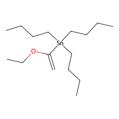 Stannane, tributyl(1-ethoxyethenyl)- structure