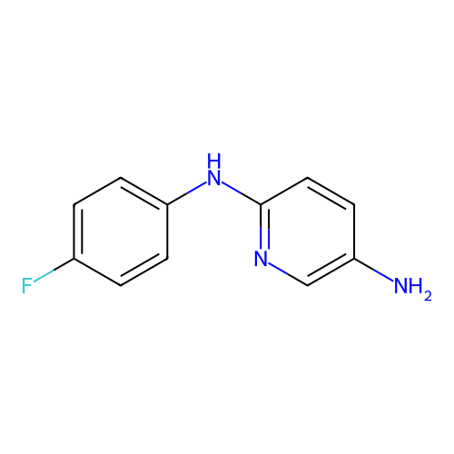 2-N-(4-fluorophenyl)pyridine-2,5-diamine structure