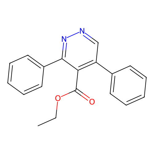 Ethyl 3,5-diphenylpyridazine-4-carboxylate structure