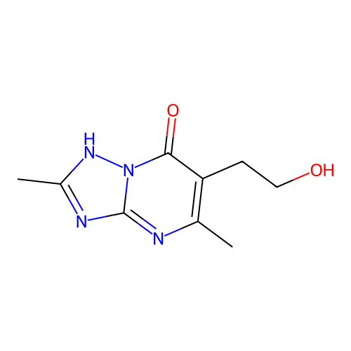6-(2-Hydroxyethyl)-2,5-dimethyl[1,2,4]triazolo[1,5-a]pyrimidin-7-ol structure