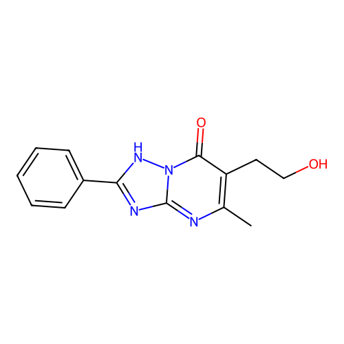 6-(2-Hydroxyethyl)-5-methyl-2-phenyl[1,2,4]triazolo[1,5-a]pyrimidin-7-ol structure