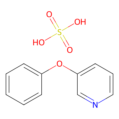 3-Phenoxypyridine monosulfate structure
