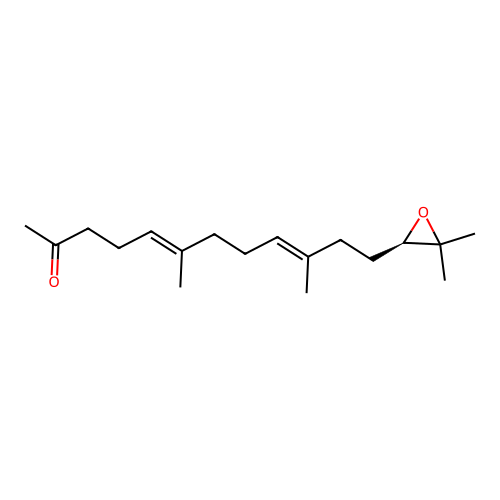 (R-(E,E))-6,10-Dimethyl-12-(3,3-dimethyloxiranyl)-5,9-dodecadien-2-one structure