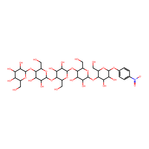 pNP-cellopentaose structure