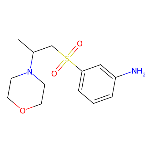 3-(2-Morpholin-4-ylpropylsulfonyl)aniline structure