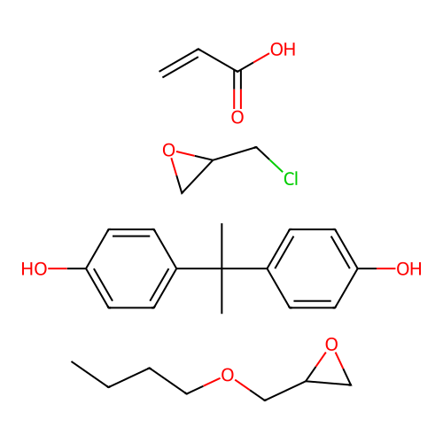(C15-H16-O2.C7-H14-O2.C3-H5-Cl-O)x-.x-C3-H4-O2 structure