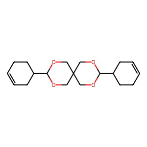 3,9-Di-3-cyclohexen-1-yl-2,4,8,10-tetraoxaspiro[5.5]undecane structure