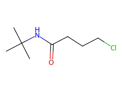 N-tert-butyl-4-chlorobutanamide structure