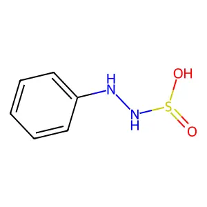 Hydrazinesulfinic acid, 2-phenyl- structure
