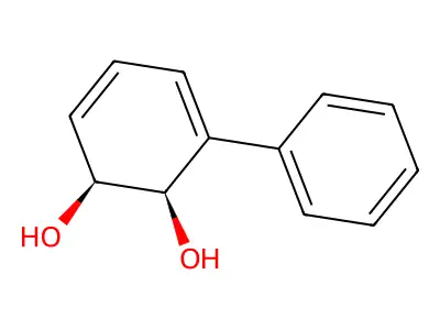 3-Phenylcyclohexa-3,5-diene-1,2-diol structure