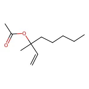 1-Octen-3-ol, 3-methyl-, 3-acetate structure
