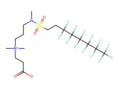 C17H23F13N2O4S structure