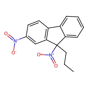 2,9-Dinitro-9-propyl-9h-fluorene structure